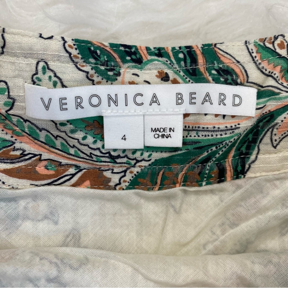VERONICA BEARD MEMPHIS PAISLEY WRAP SKIRT - Picture 8 of 9